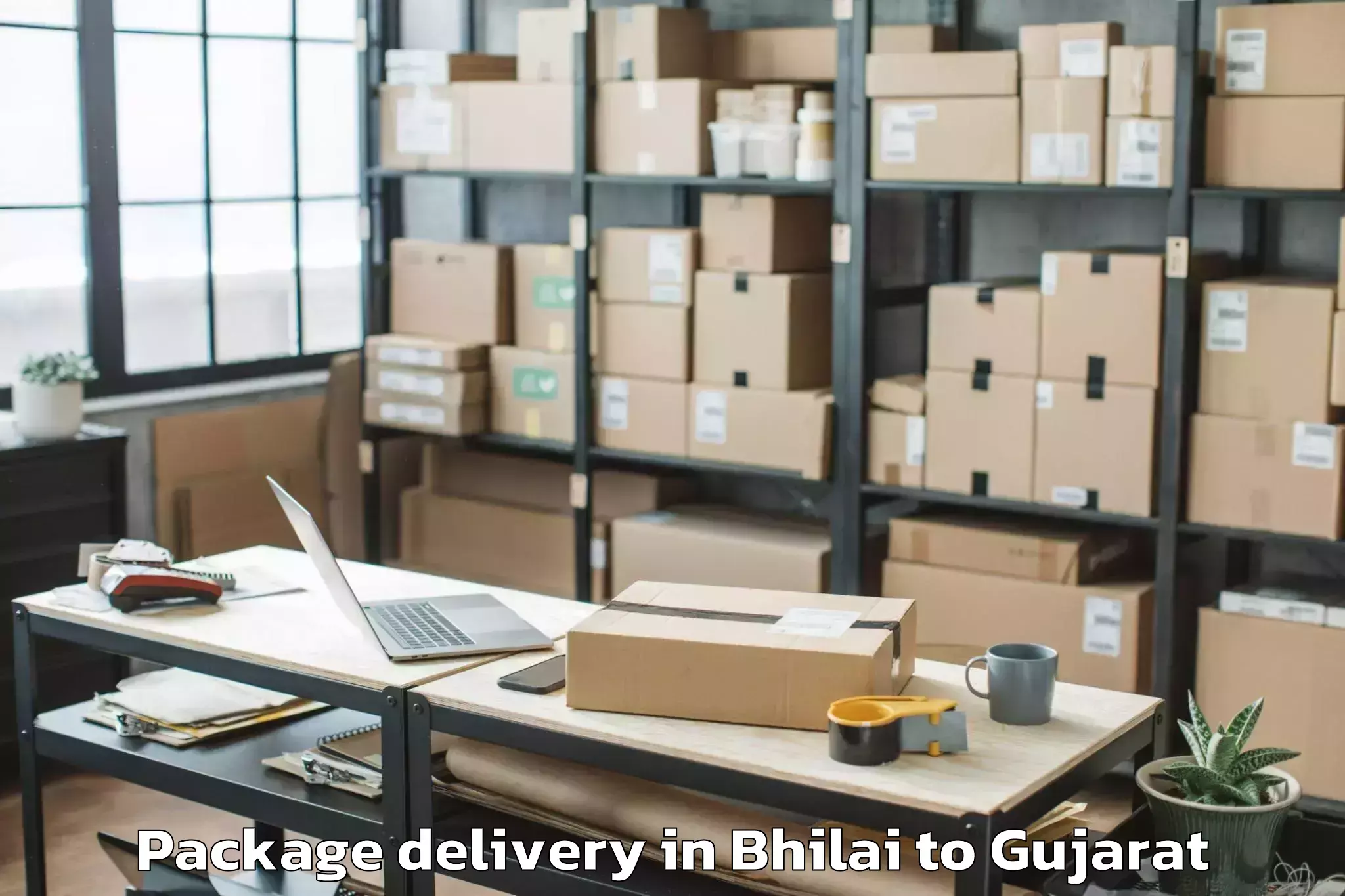 Quality Bhilai to Vapi Package Delivery